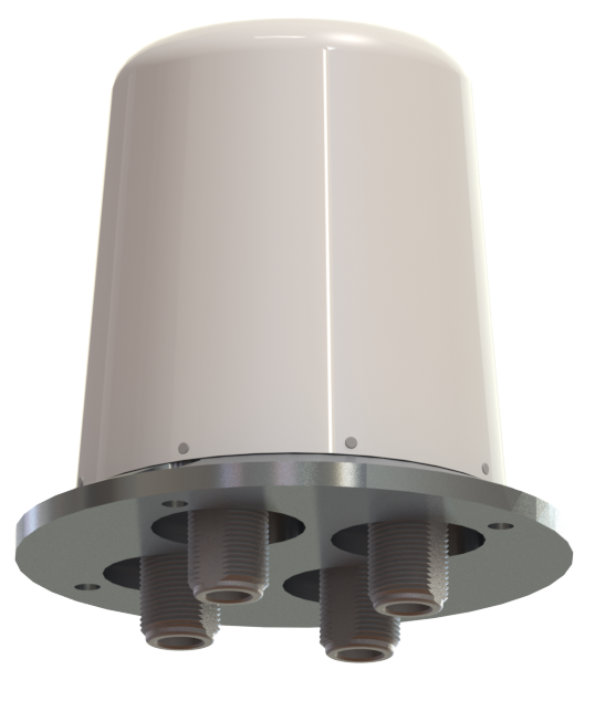 4X4 Omni MIMO Antenna, 45° Slant Left / Right Polarized, 2.1 4X4 Omni MIMO Antenna, 45° Slant Left / Right Polarized, 2.1