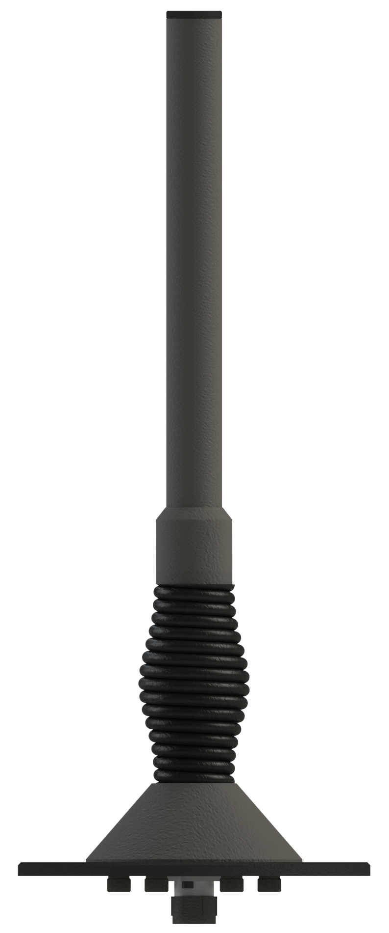 Vehicle Mount Spring Base Antenna, 4.4 - 5.0 GHz, C Band, 5.9 dBi